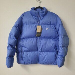 Nike Sportswear Club Puffer Jacket FB7368-450 Size XL Polar Blue
